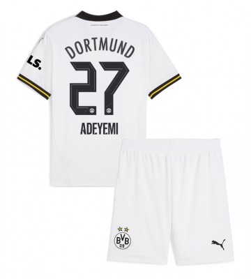 Borussia Dortmund Karim Adeyemi #27 Tredje Kläder Barn 2024-25 Kortärmad (+ Korta byxor)